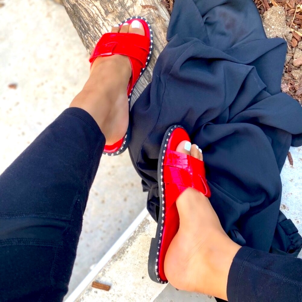“Valentine Fine” Slip-on Sandals